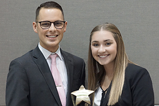 Josh Weller and Lindsey Mead - Moot court national competitors
